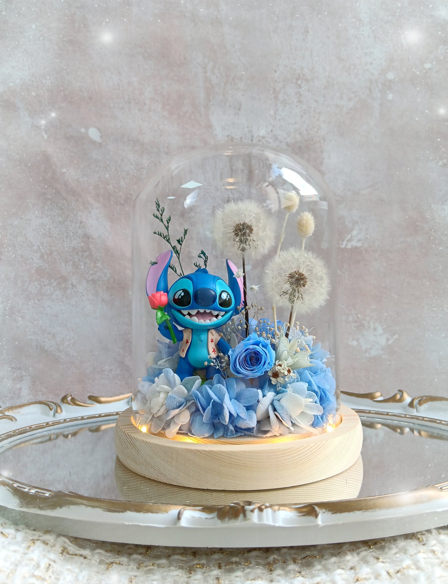 🌸(訂造)吏迪仔保鮮花蒲公英玻璃瓶