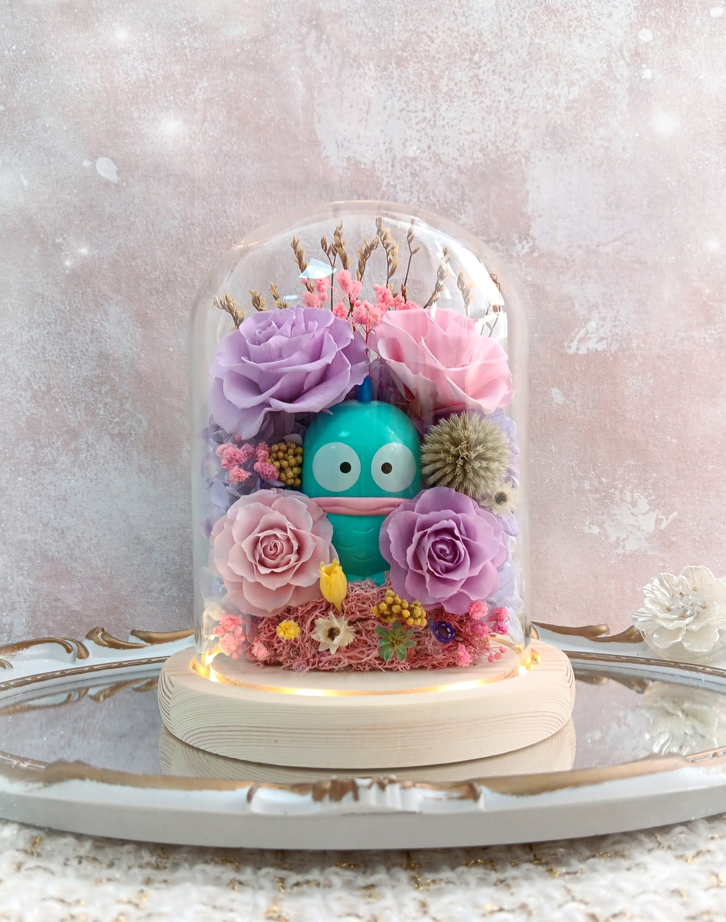 🌸(訂造)水怪保鮮花玻璃瓶