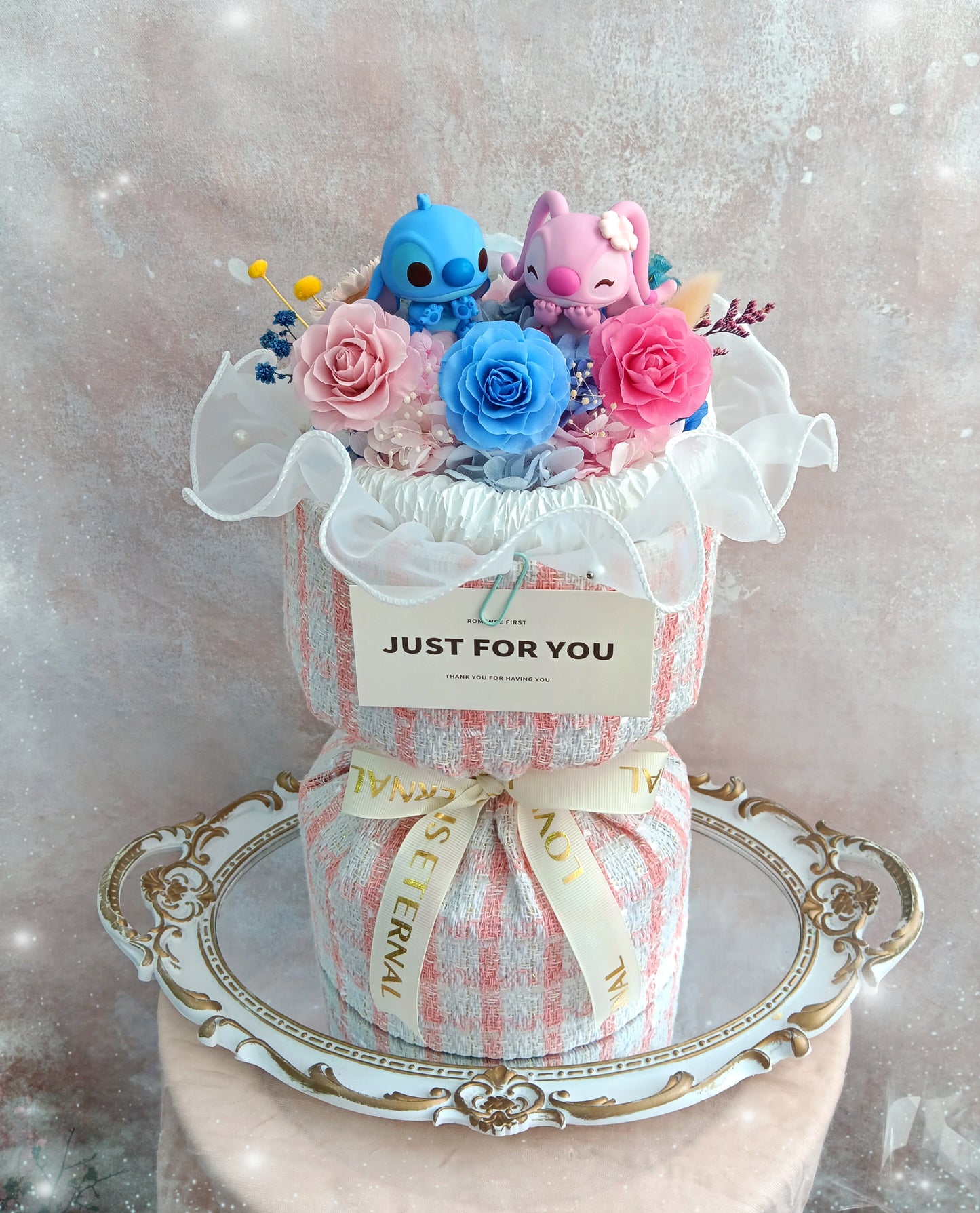 🌸(現貨)吏迪仔&安琪保鮮花小香風花束