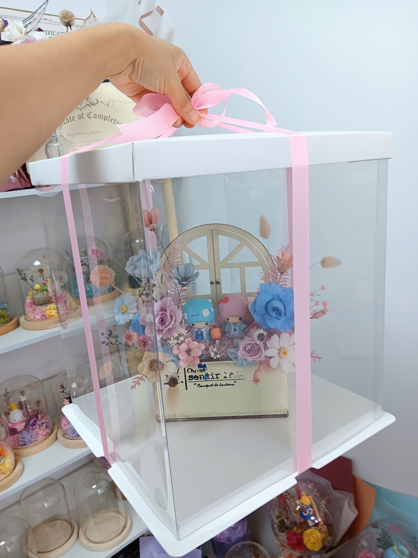 🌸(現貨)little twin stars保鮮花小花園