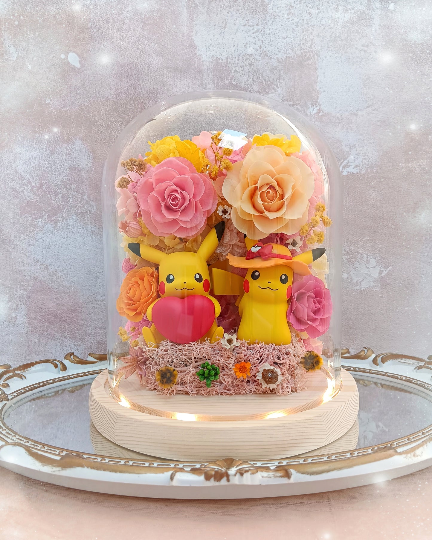 🌸(訂造)比卡超保鮮花玻璃瓶