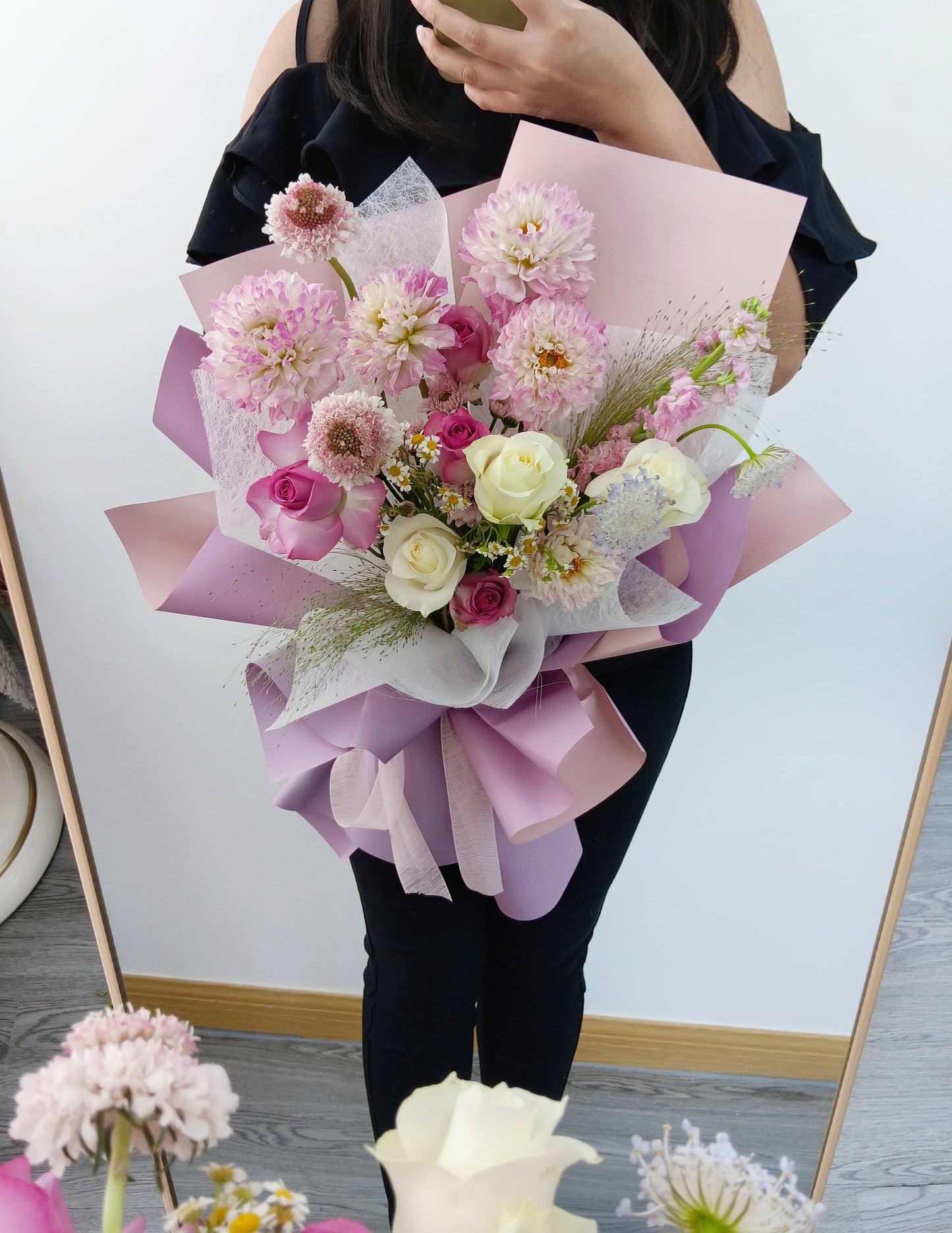 單堂花藝興趣班-鮮花束及包裝課