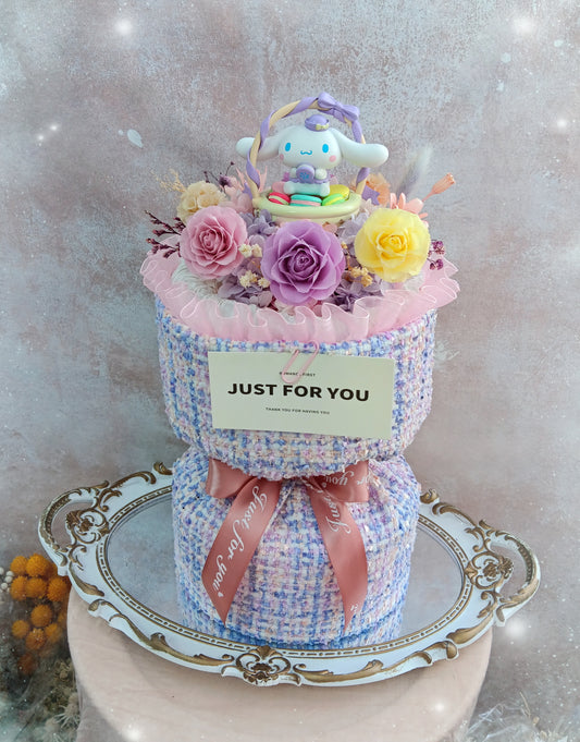 🌸(現貨)玉桂狗保鮮花小香風花束