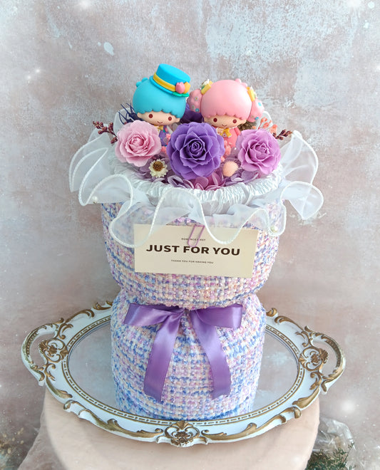 🌸(訂造)little twins star小香風保鮮花花束