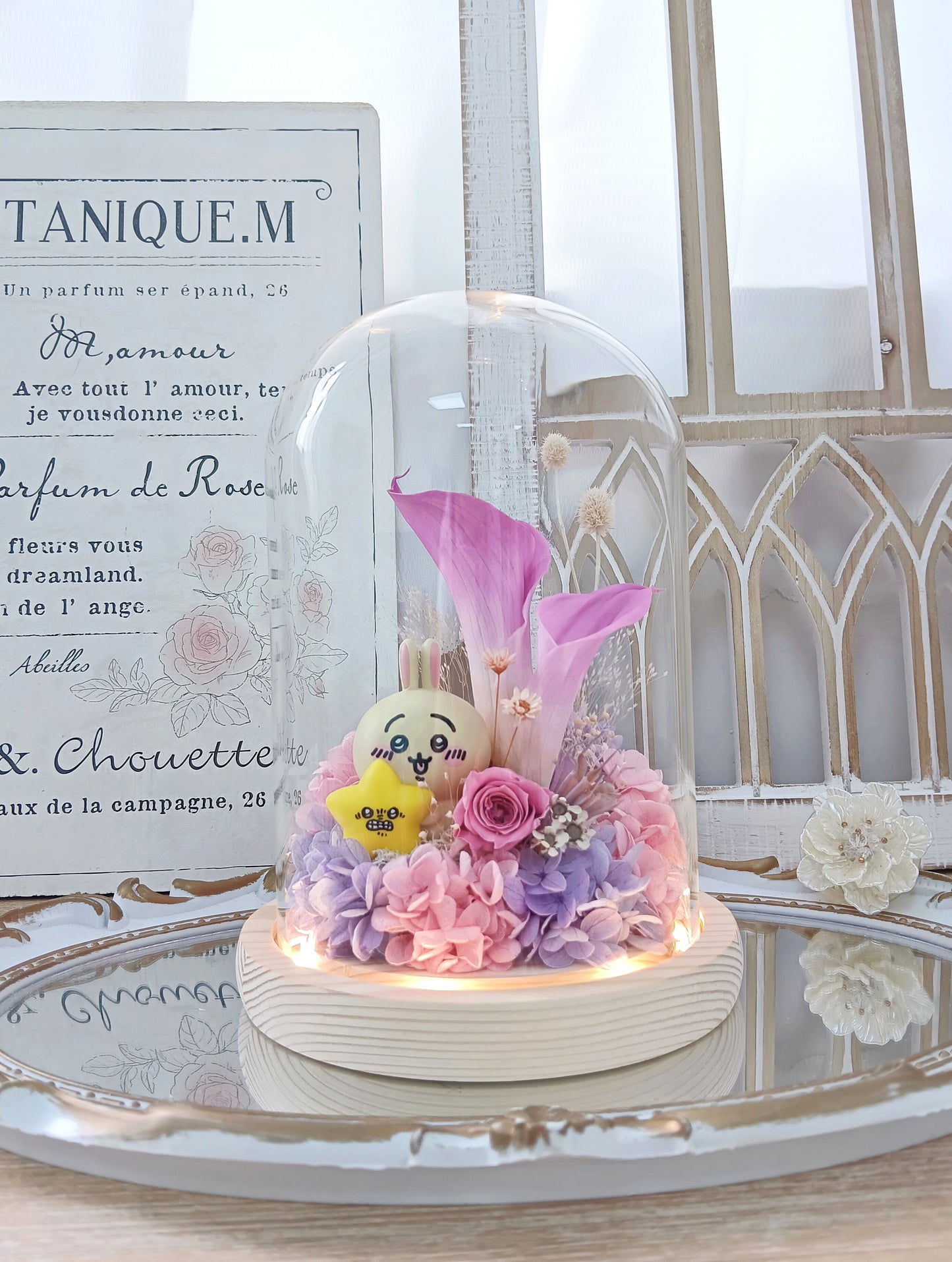 🌸(訂造)Chiikawa-兔兔 保鮮花馬蹄蘭