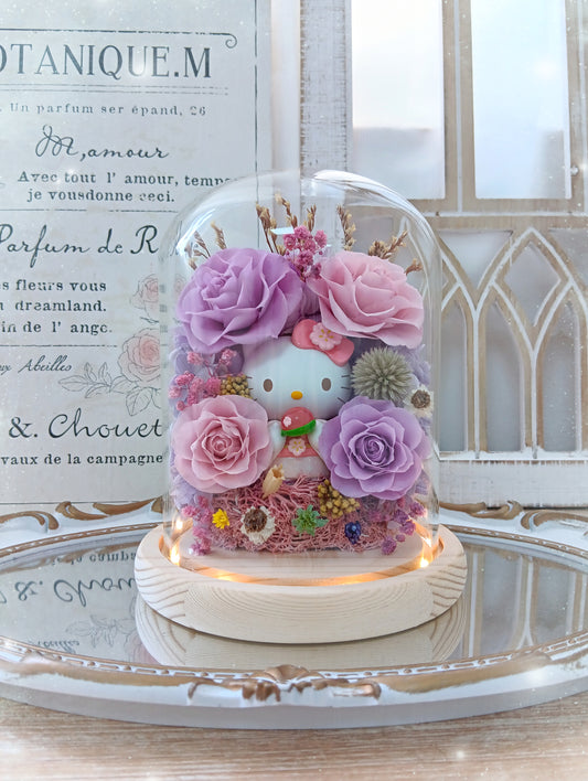 🌸(訂造)Hello Kitty保鮮花玻璃瓶