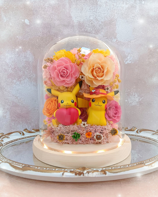 🌸(訂造)比卡超保鮮花玻璃瓶