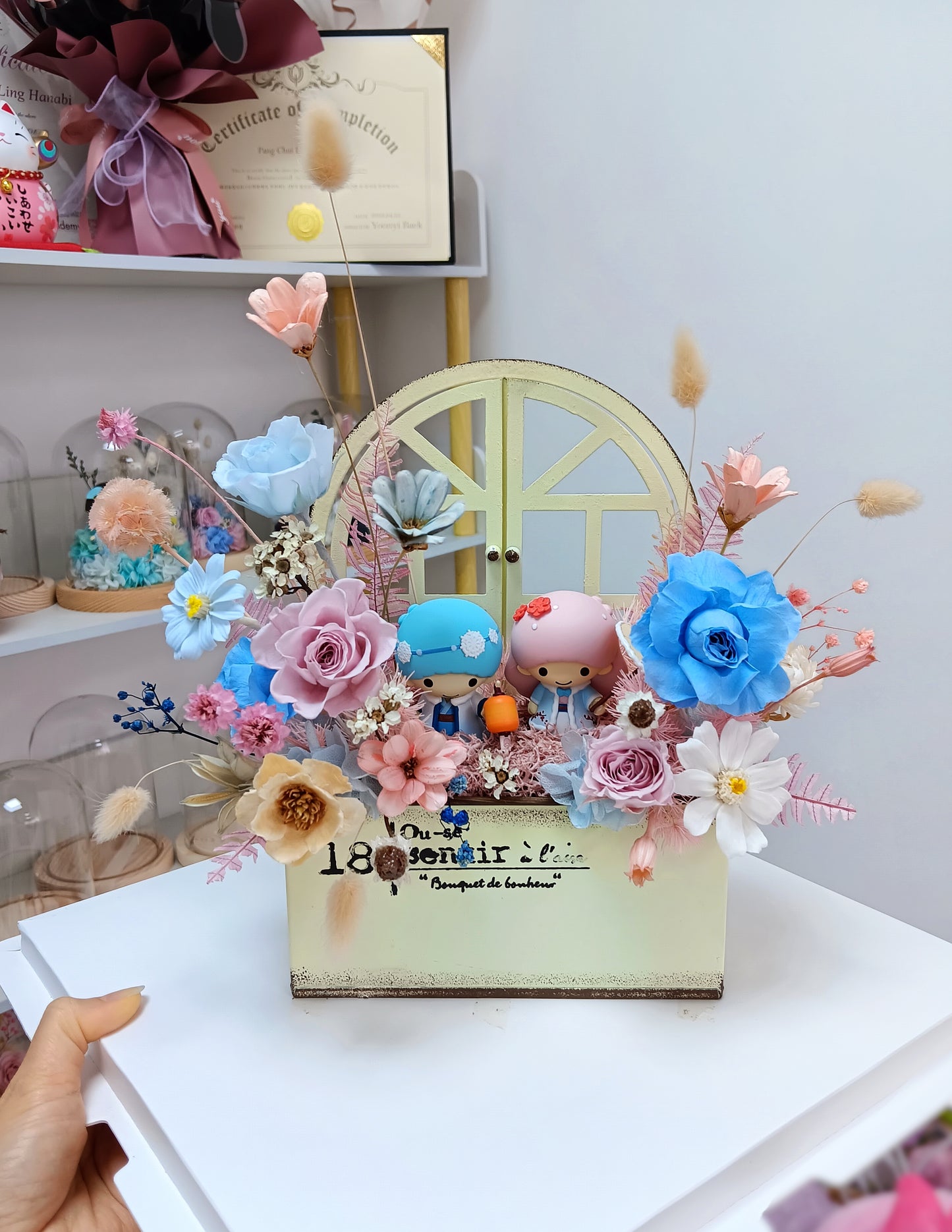 🌸(現貨)little twin stars保鮮花小花園