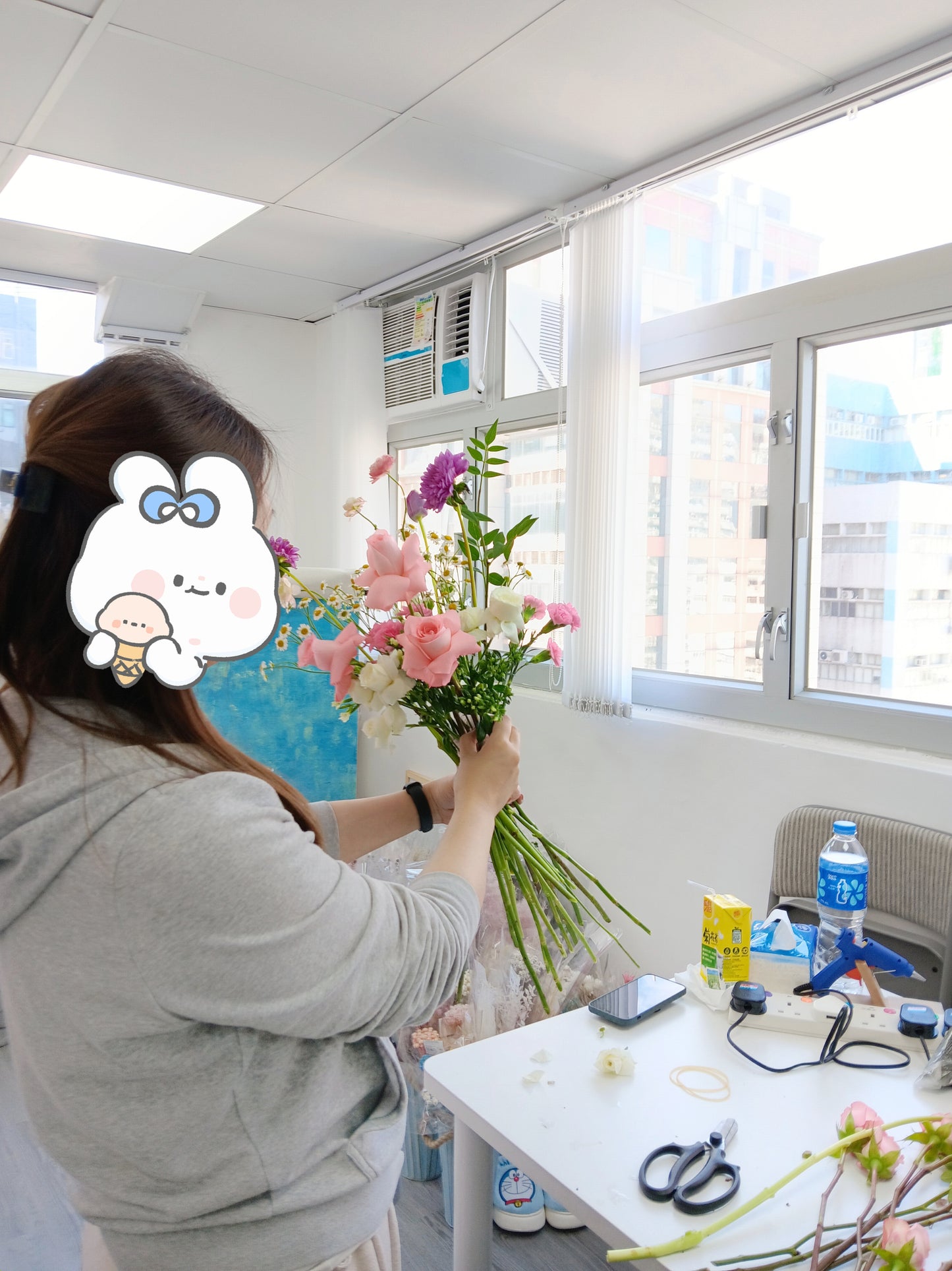 單堂花藝興趣班-鮮花束及包裝課